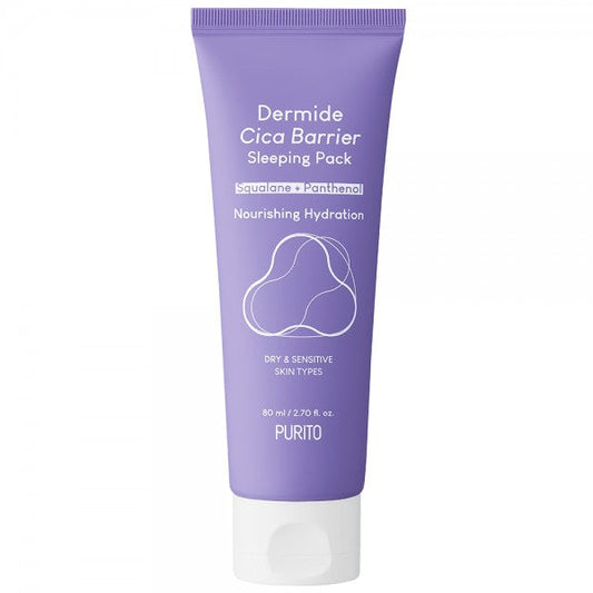 PURITO Dermide Cica Barrier Sleeping Pack - Obnovitvena maska za obraz - centerzanegokoze.si